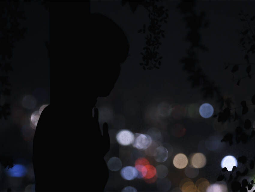 真夜中の配達アプリ